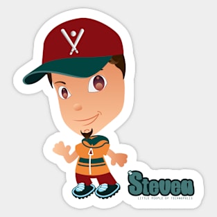 "Steven" - Little People of Technopolis Sticker